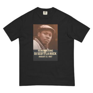 DJ Scott La Roc Unisex garment-dyed heavyweight t-shirt