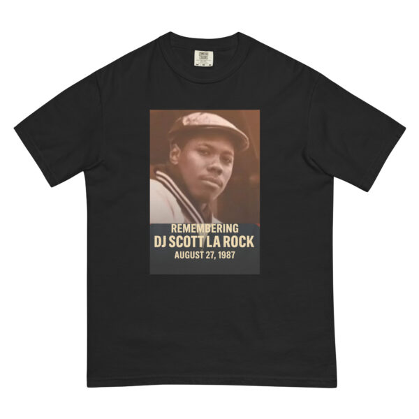DJ Scott La Roc Unisex garment-dyed heavyweight t-shirt