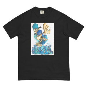 Old School Graf garment-dyed heavyweight t-shirt